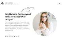 Sleek Portfolio theme preview