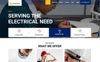 Smart Electrician theme preview