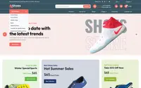 Sneakers Sports Shoes theme preview