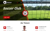 Soccer Club Academy theme preview