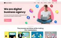 Social Media Expert theme preview