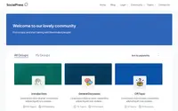 SocialPress theme preview