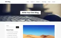 Soft Blog theme preview
