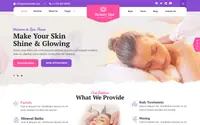 Spa Salon Center theme preview
