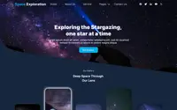 Space Exploration theme preview