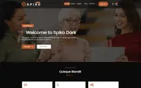 Spiko Dark theme preview