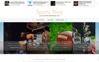 Sports Blog theme preview