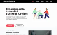 Startup Business Elementor theme preview