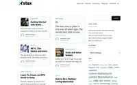Stax theme preview