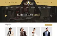 Stylish Fashion Designer theme preview