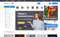 Supermarket Ecommerce Store theme preview