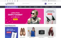 Supermarket Ecommerce theme preview