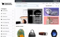 Supermart Ecommerce theme preview