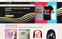 T Shirt Printing Shop theme preview
