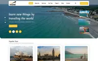 Tafri Travel Blog theme preview