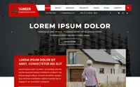 Tameer Construction theme preview