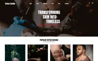 Tattoo Studio theme preview