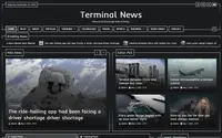 Terminal News theme preview