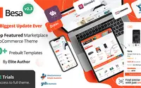 Besa theme preview