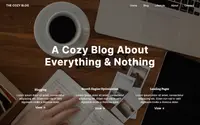 The Cozy Blog theme preview