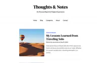 The Free Blogger theme preview