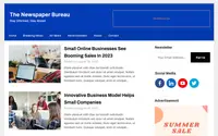 The Newspaper Bureau theme preview