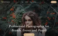 The Photograph theme preview