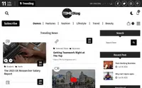 TimeBlog theme preview