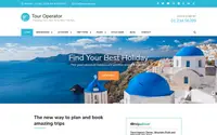 Tour Operator theme preview