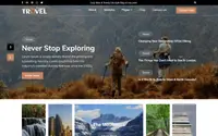 Travel Blogging theme preview