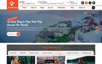 Travel Booking Agency theme preview