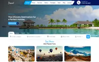 Travel Booking Offers theme preview