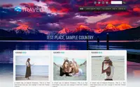 Travel Lite theme preview