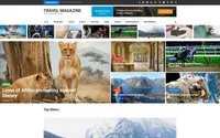 Travel Magazine theme preview
