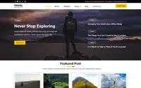 Travel Manager theme preview