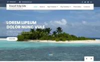 Travel Trip Lite theme preview