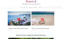 Travel X theme preview