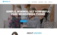 Uncode Lite theme preview
