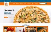 Unique Pizza Shop theme preview