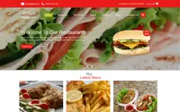 Unique Restaurant theme preview