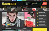 Unos Magazine Black theme preview
