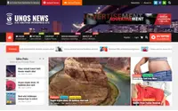 Unos News theme preview