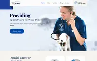 Vet Clinic Lite theme preview