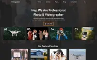 Videography Filmmaker theme preview
