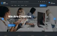 Vip Business Dark theme preview