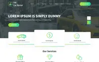 VW Car Rental theme preview