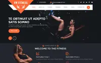 VW Fitness Gym theme preview
