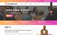 VW Landing Page theme preview