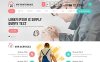 VW Maintenance Services theme preview