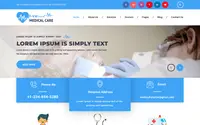 VW Medical Care theme preview
